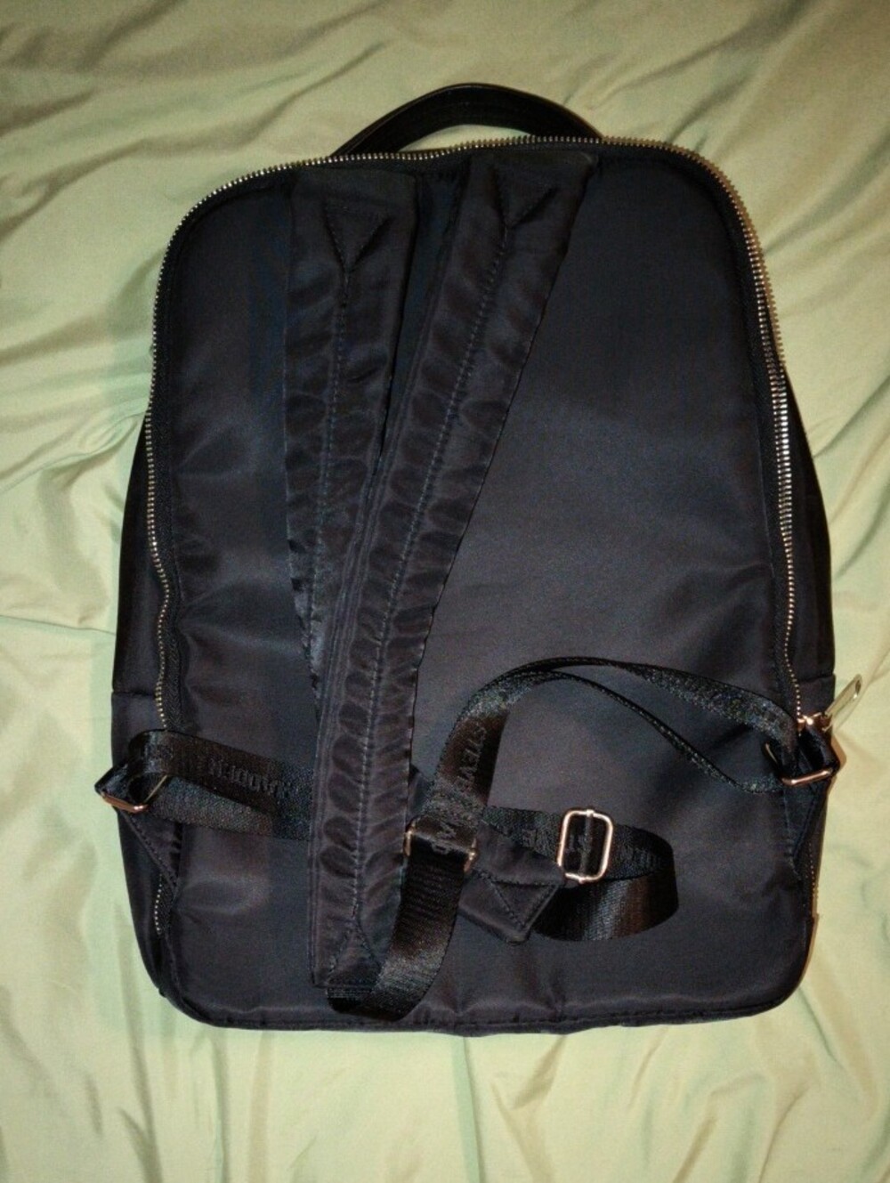 Black Steve Madden Quilted Backpack - Picture 10 of 16